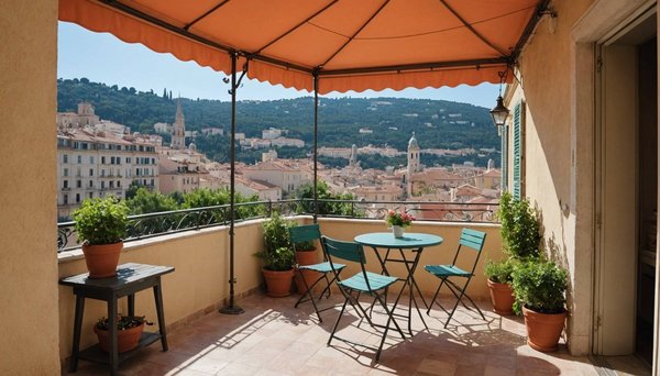 Découvrez ce charmant studio avec terrasse à nice